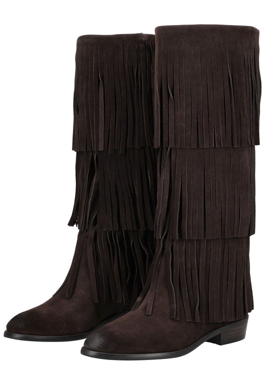 Steve Madden Stiefel Veloursleder Braun