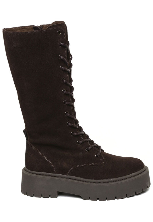 Steve Madden Stiefel Veloursleder Chocolate