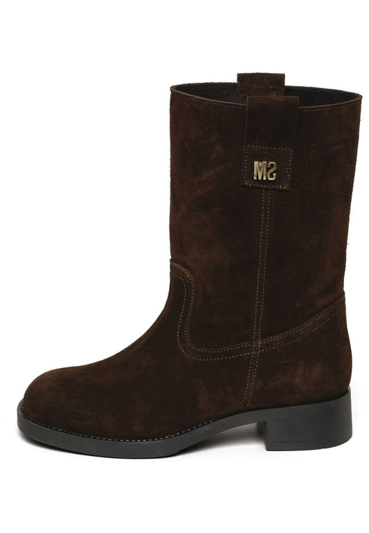 Steve Madden Stiefel Veloursleder Dunkelbraun