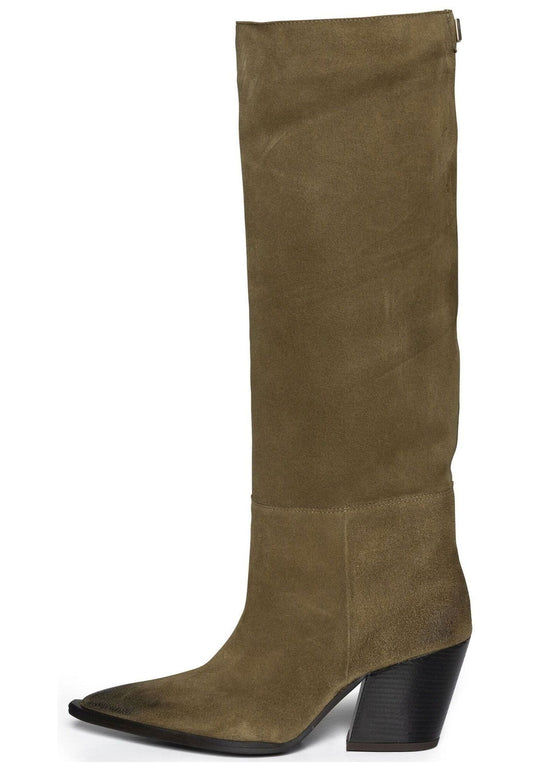 Steve Madden Stiefel Veloursleder Khaki