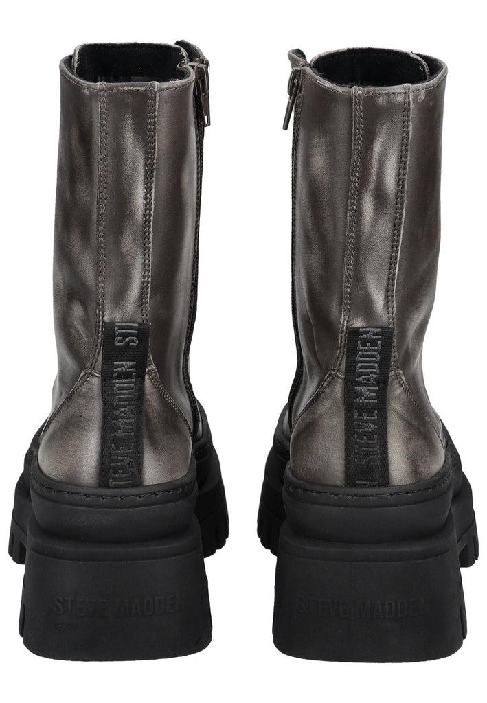 Steve Madden Stiefelette Leder Dunkelgrau Warmfutter
