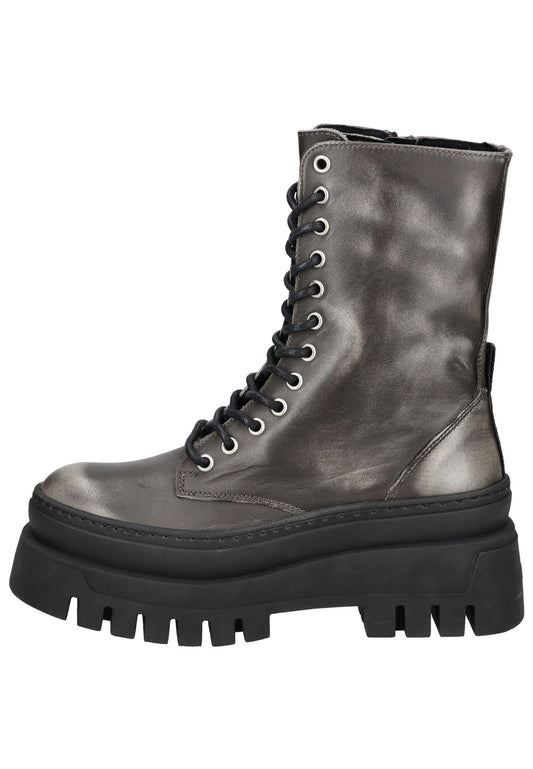 Steve Madden Stiefelette Leder Dunkelgrau Warmfutter
