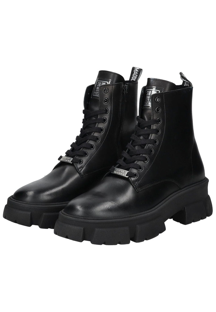 Steve Madden Stiefelette Leder Schwarz