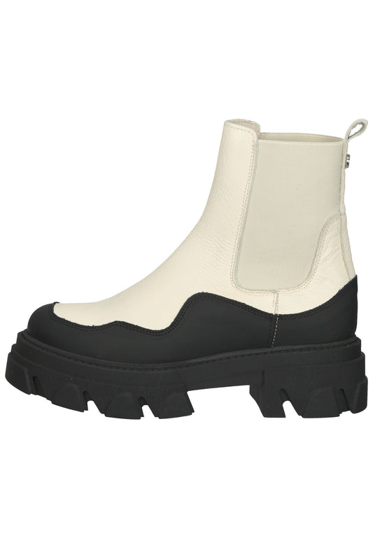 Steve Madden Stiefelette Leder Schwarz/Beige