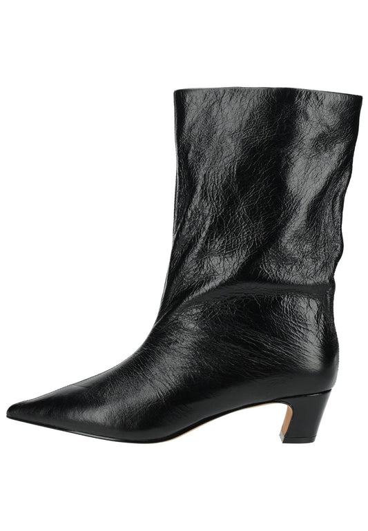 Steve Madden Stiefelette Leder Schwarz/Schwarz