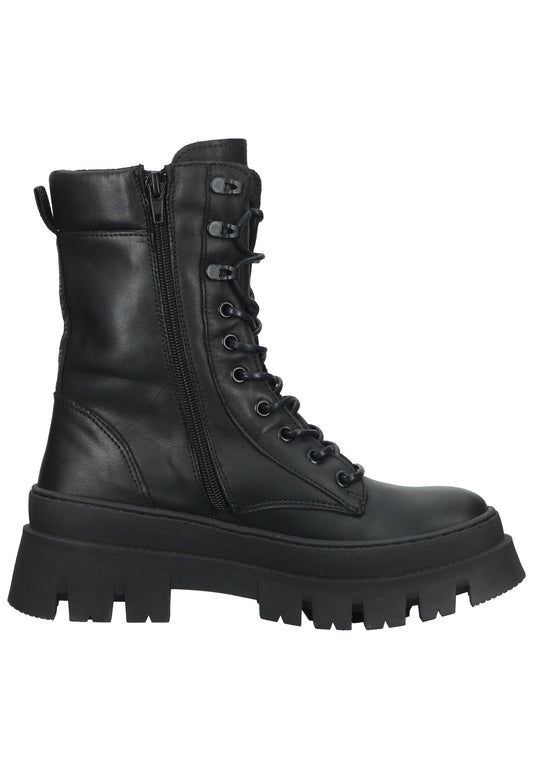 Steve Madden Stiefelette Leder Schwarz Warmfutter