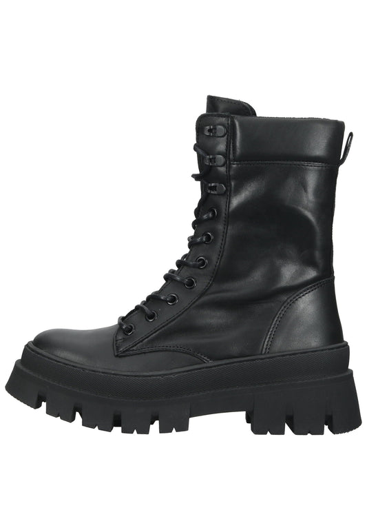Steve Madden Stiefelette Leder Schwarz Warmfutter