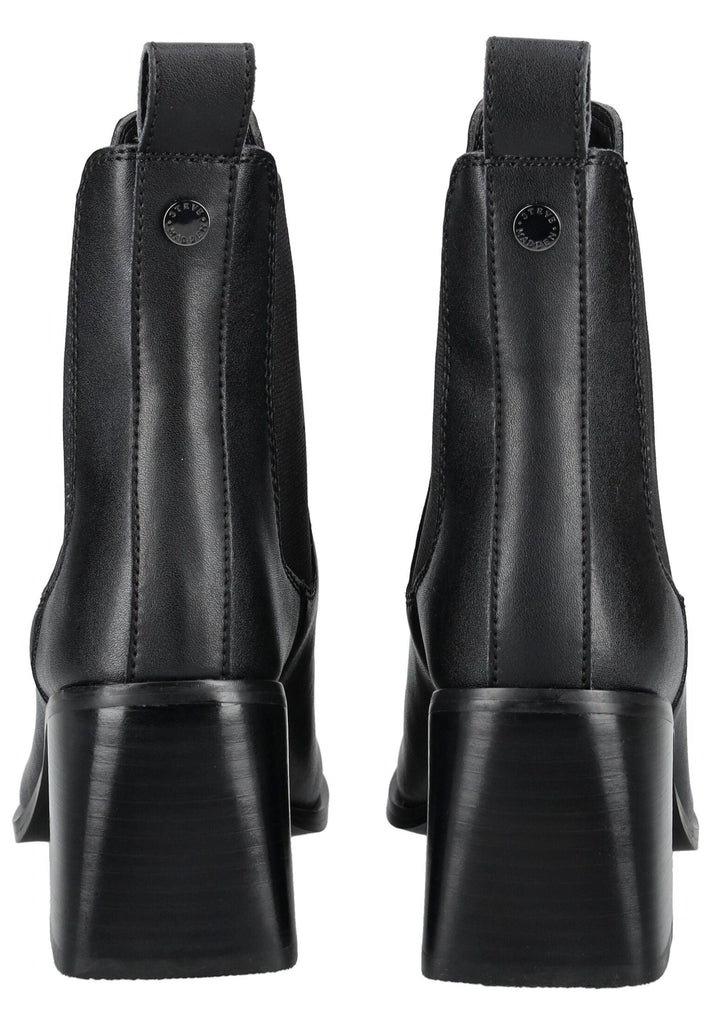 Steve Madden Stiefelette Leder/Textil Schwarz
