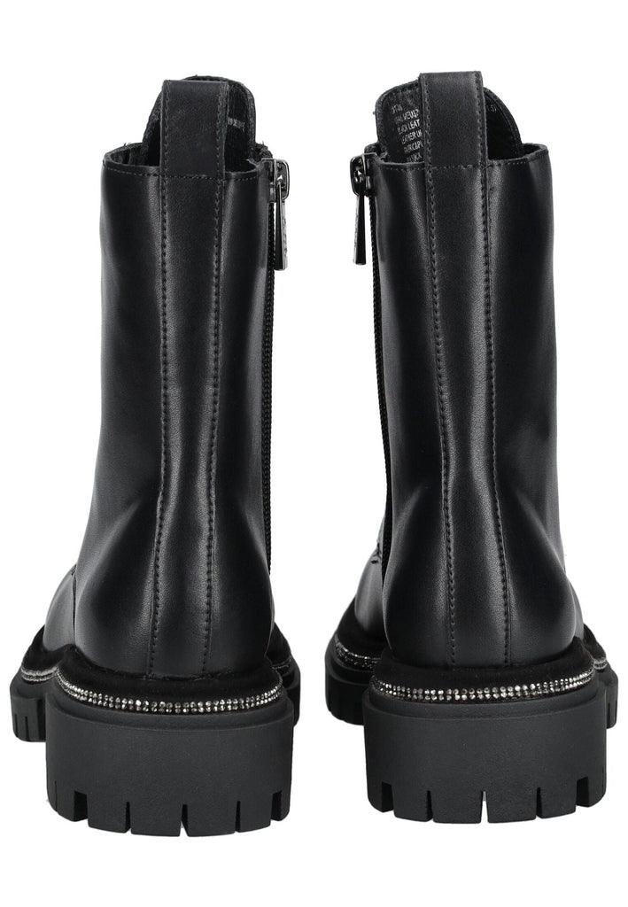 Steve Madden Stiefelette Leder/Textil Schwarz