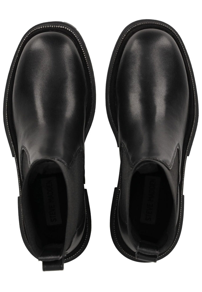 Steve Madden Stiefelette Leder/Textil Schwarz