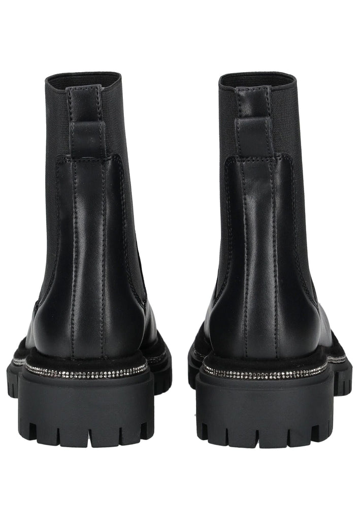 Steve Madden Stiefelette Leder/Textil Schwarz