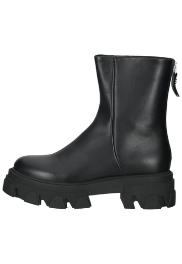 Steve Madden Stiefelette Leder/Textil Schwarz