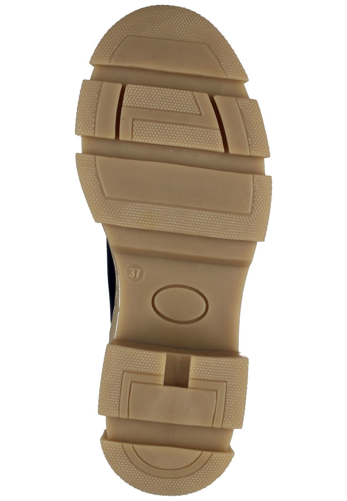 Steve Madden Stiefelette Leder/Textil Schwarz/Beige