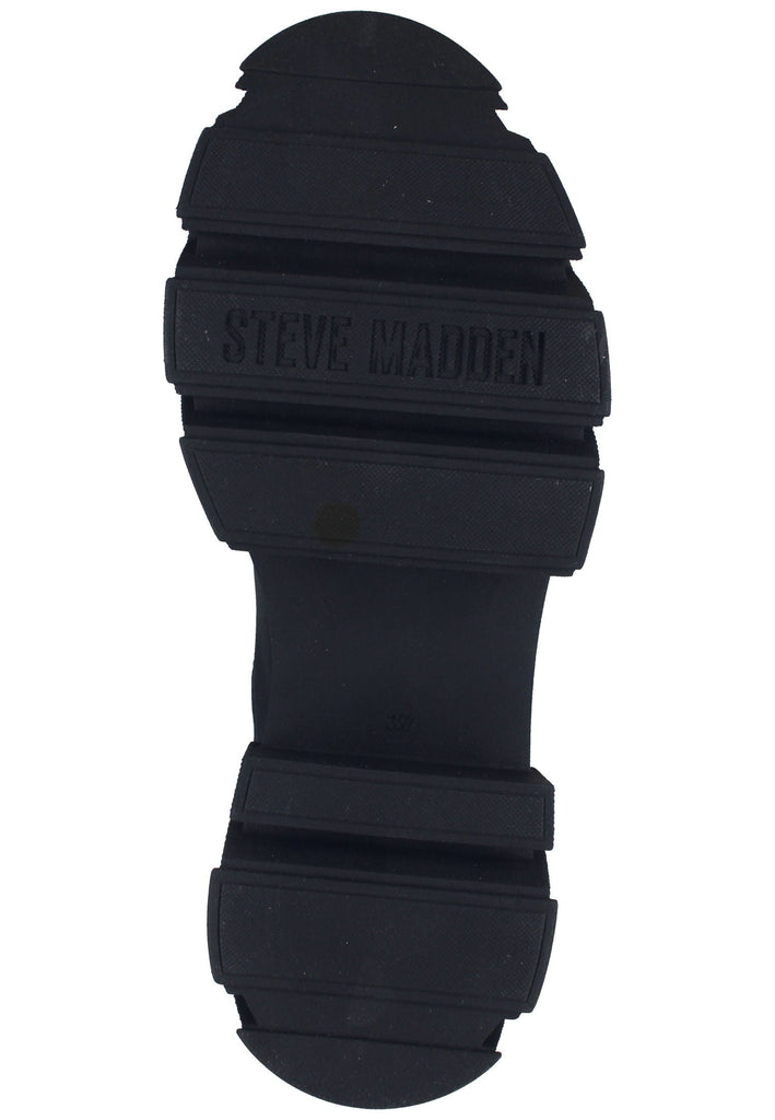 Steve Madden Stiefelette Leder/Textil Schwarz/Beige