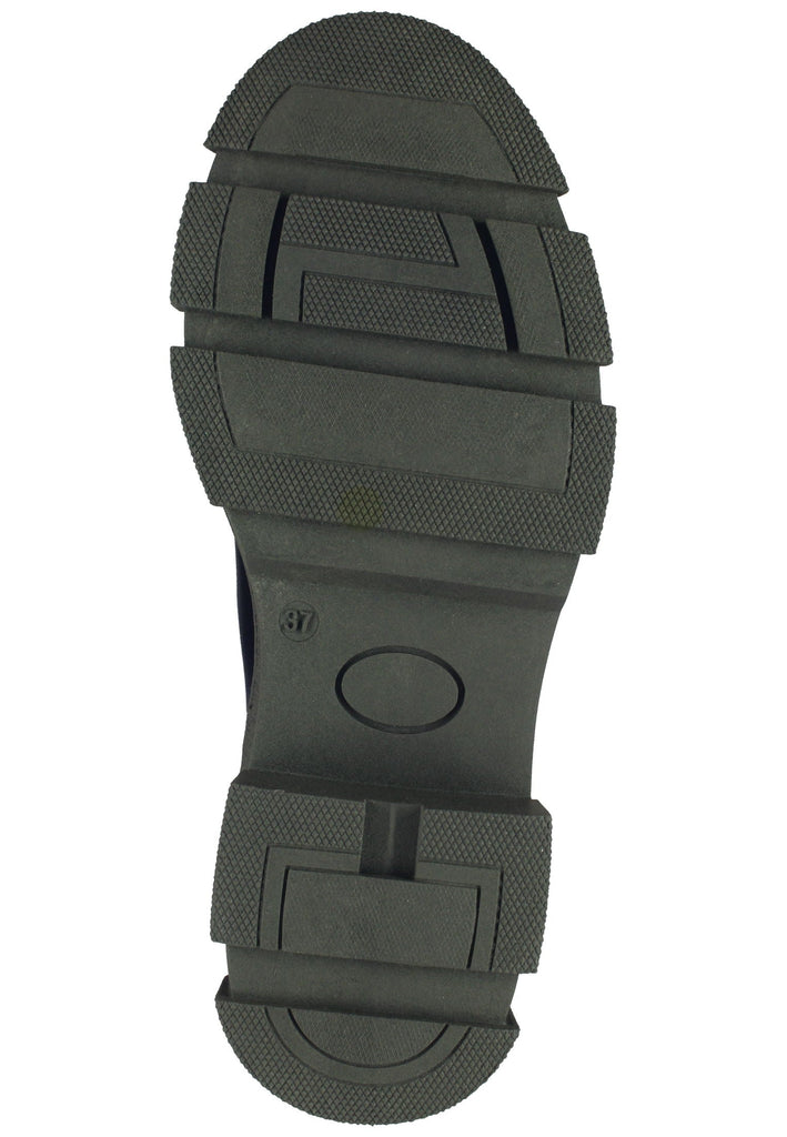 Steve Madden Stiefelette Leder/Textil Schwarz/Grün