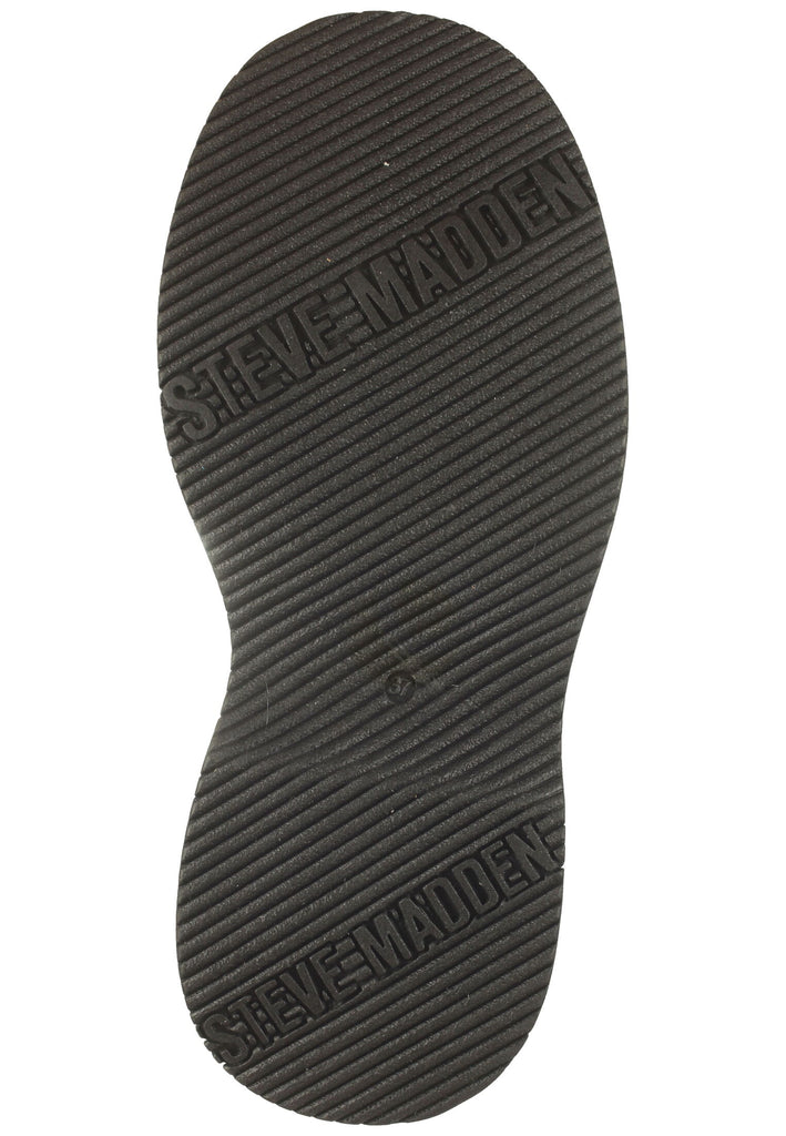 Steve Madden Stiefelette Leder/Textil Schwarz/Schwarz