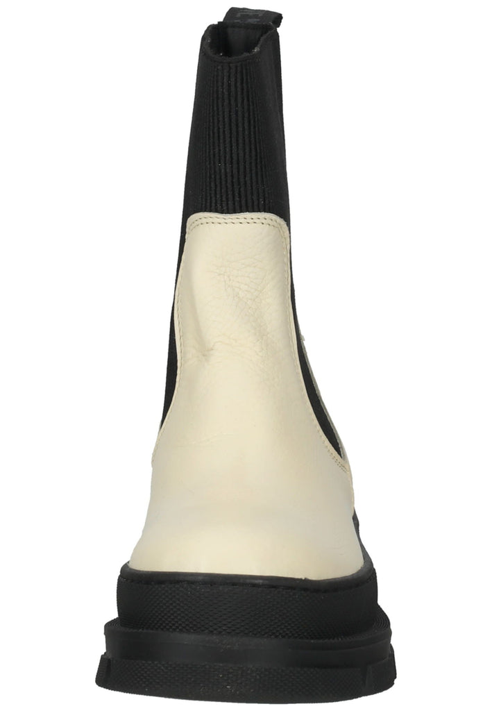 Steve Madden Stiefelette Leder/Textil Weiß/Schwarz