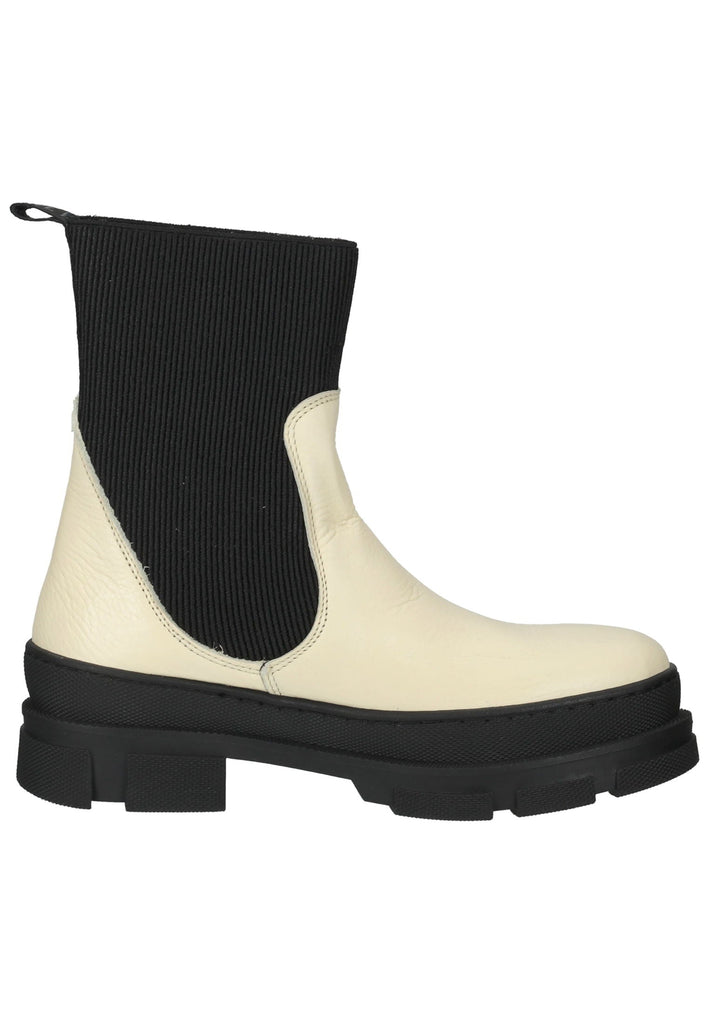 Steve Madden Stiefelette Leder/Textil Weiß/Schwarz