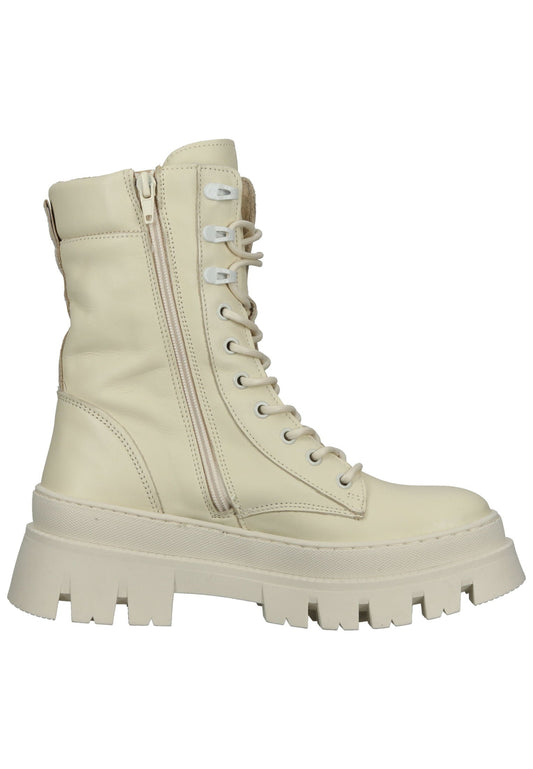 Steve Madden Stiefelette Leder Weiß Warmfutter