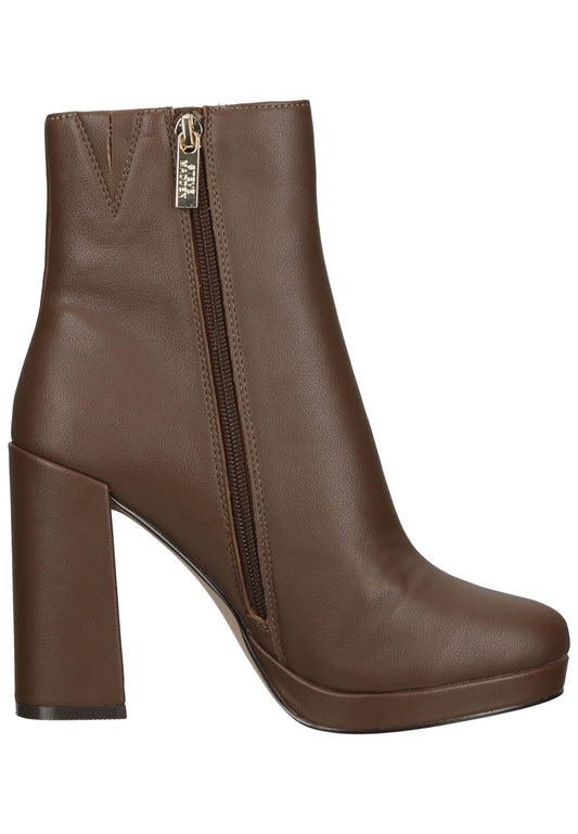 Steve Madden Stiefelette Lederimitat Dunkelbraun