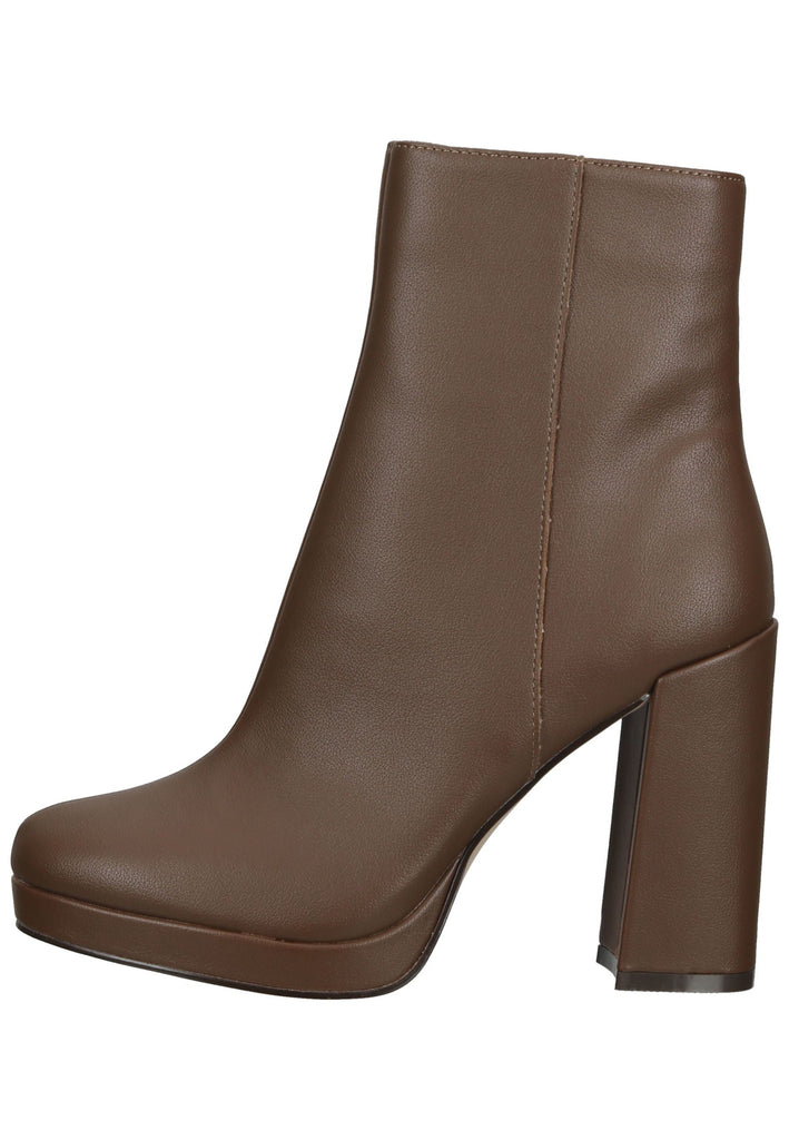 Steve Madden Stiefelette Lederimitat Dunkelbraun