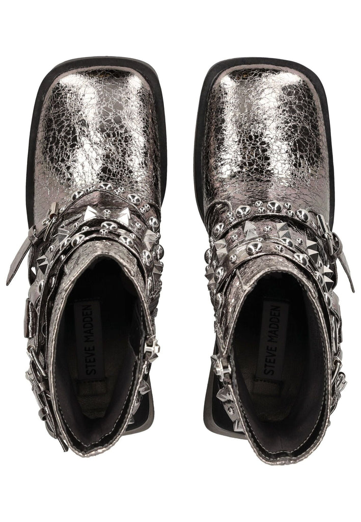 Steve Madden Stiefelette Lederimitat Pewter