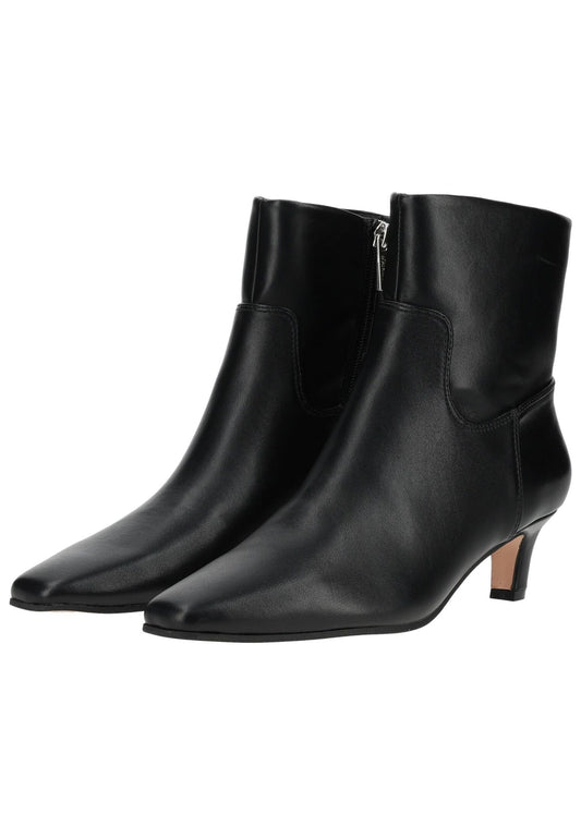 Steve Madden Stiefelette Lederimitat Schwarz/Schwarz