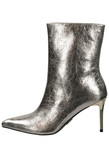 Steve Madden Stiefelette Lederimitat Silber