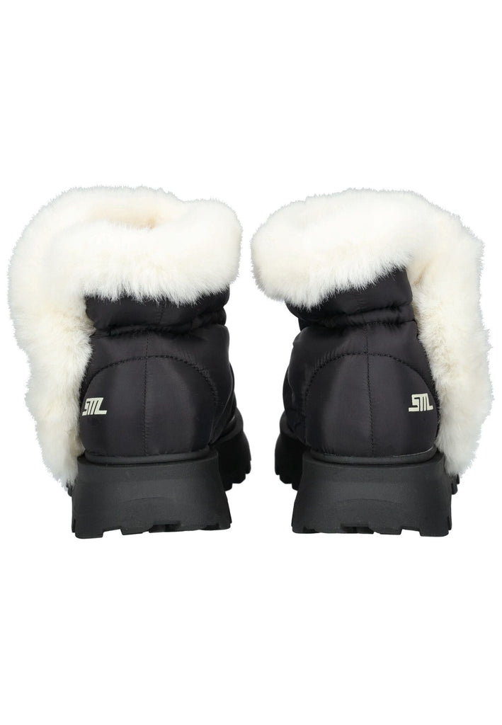 Steve Madden Stiefelette Textil Schwarz Warmfutter