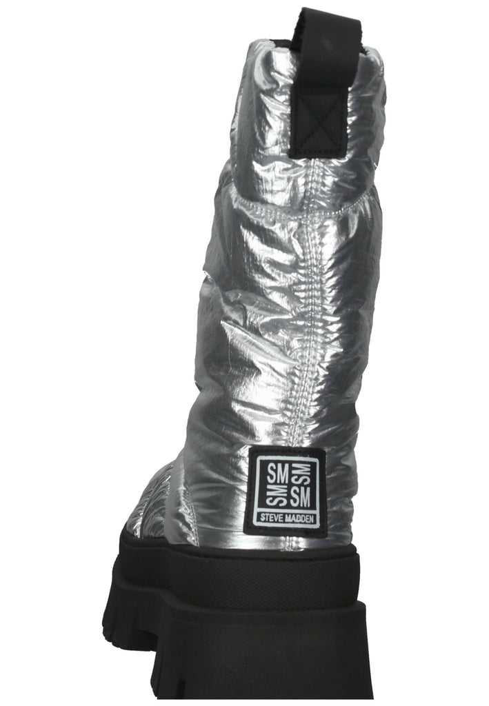 Steve Madden Stiefelette Textil Silber