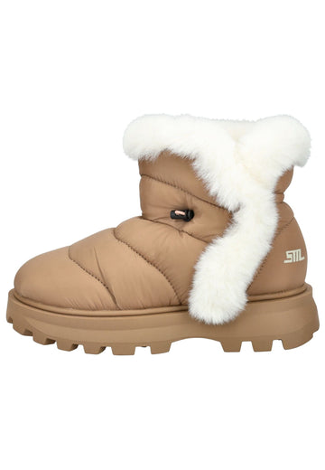 Steve Madden Stiefelette Textil Tan Warmfutter