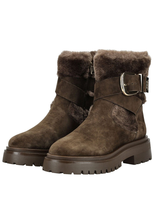 Steve Madden Stiefelette Veloursleder Braun