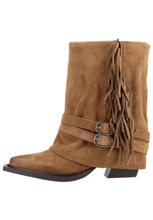 Steve Madden Stiefelette Veloursleder Dunkelbraun