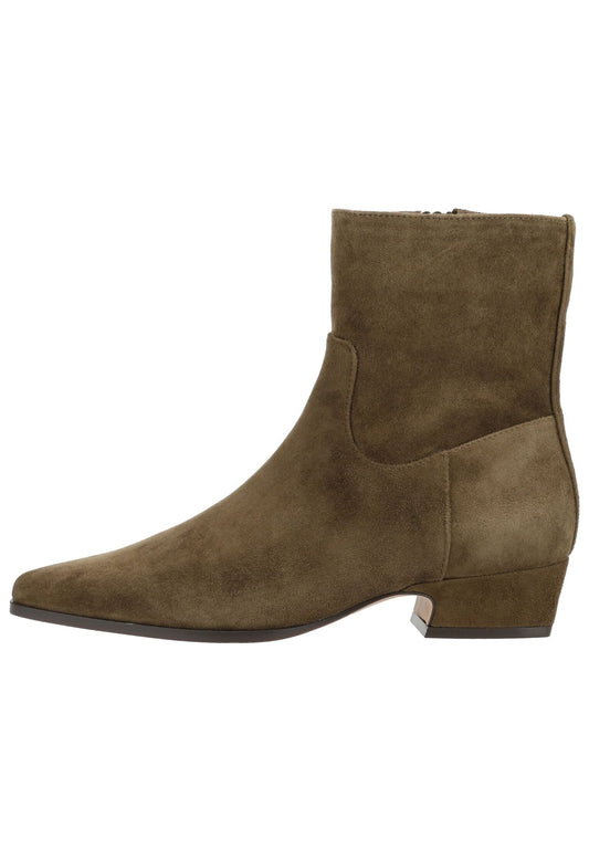 Steve Madden Stiefelette Veloursleder Oliv