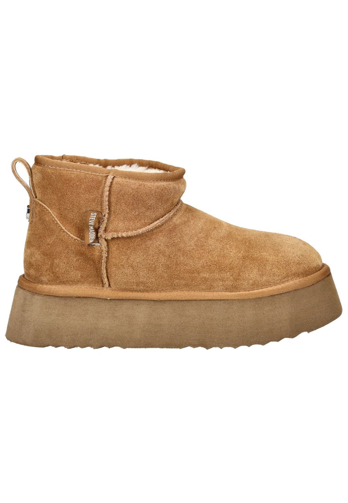 Steve Madden Stiefelette Veloursleder Tan Warmfutter