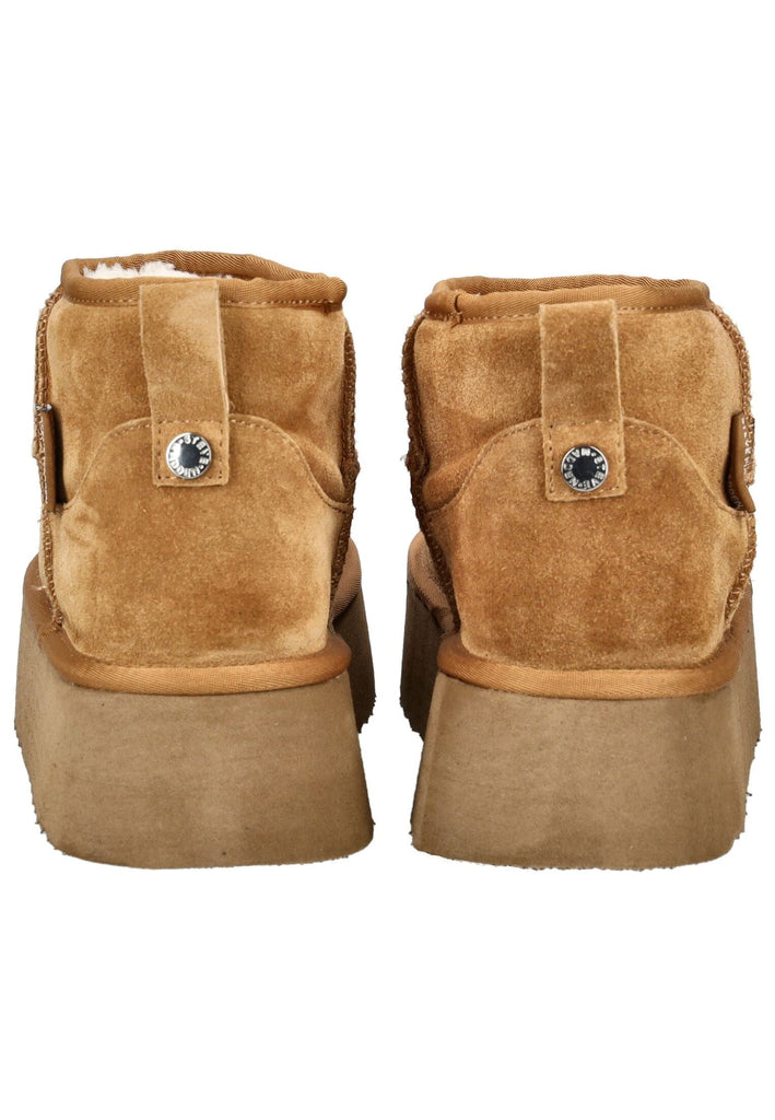 Steve Madden Stiefelette Veloursleder Tan Warmfutter