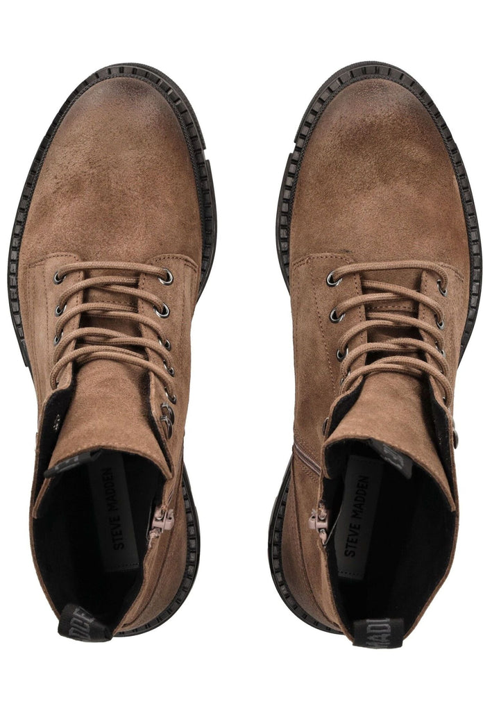 Steve Madden Stiefelette Veloursleder Taupe