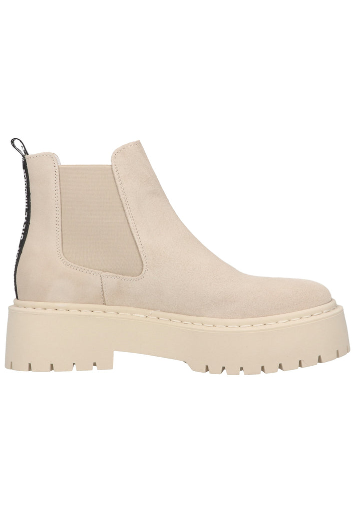 Steve Madden Stiefelette Veloursleder/Textil Beige