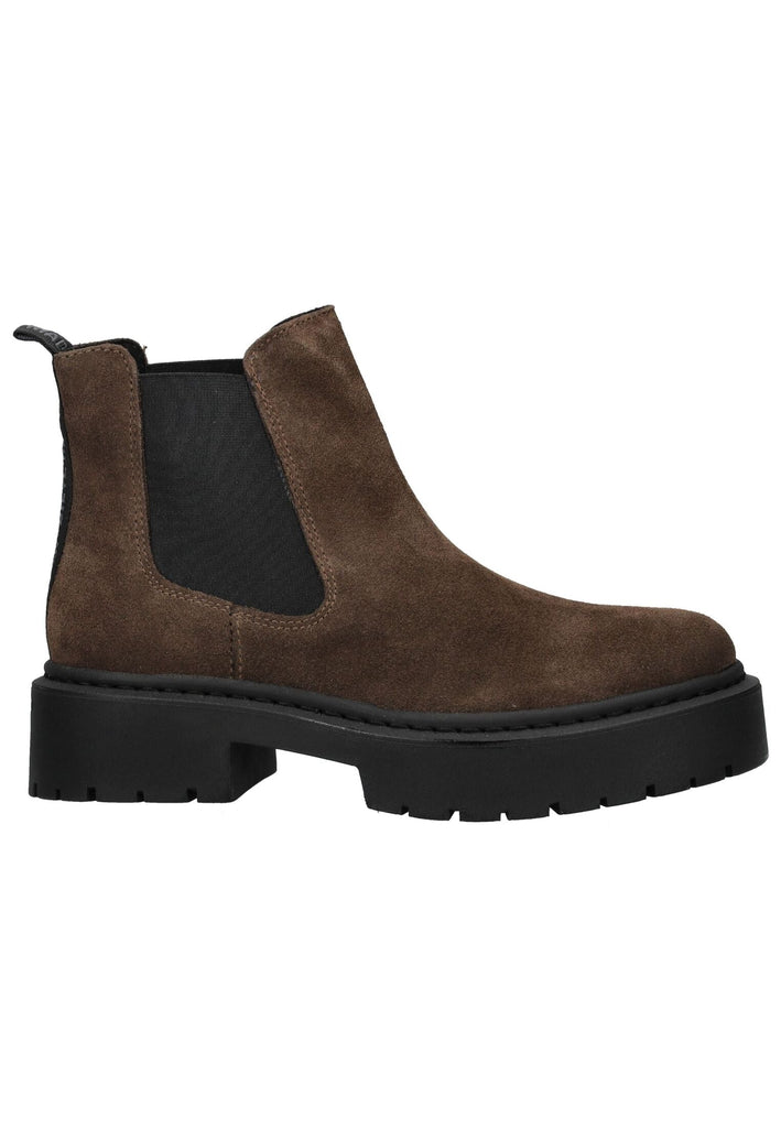 Steve Madden Stiefelette Veloursleder/Textil Dunkelbraun