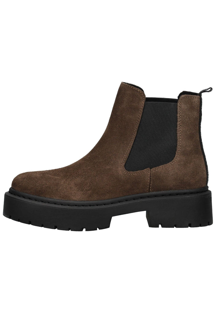 Steve Madden Stiefelette Veloursleder/Textil Dunkelbraun
