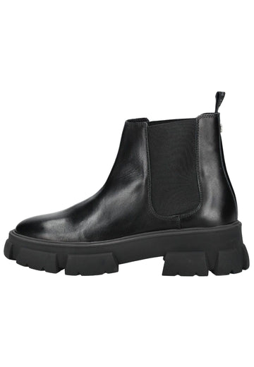 Stiefeletten Steve Madden Stiefelette Leder/Textil Schwarz