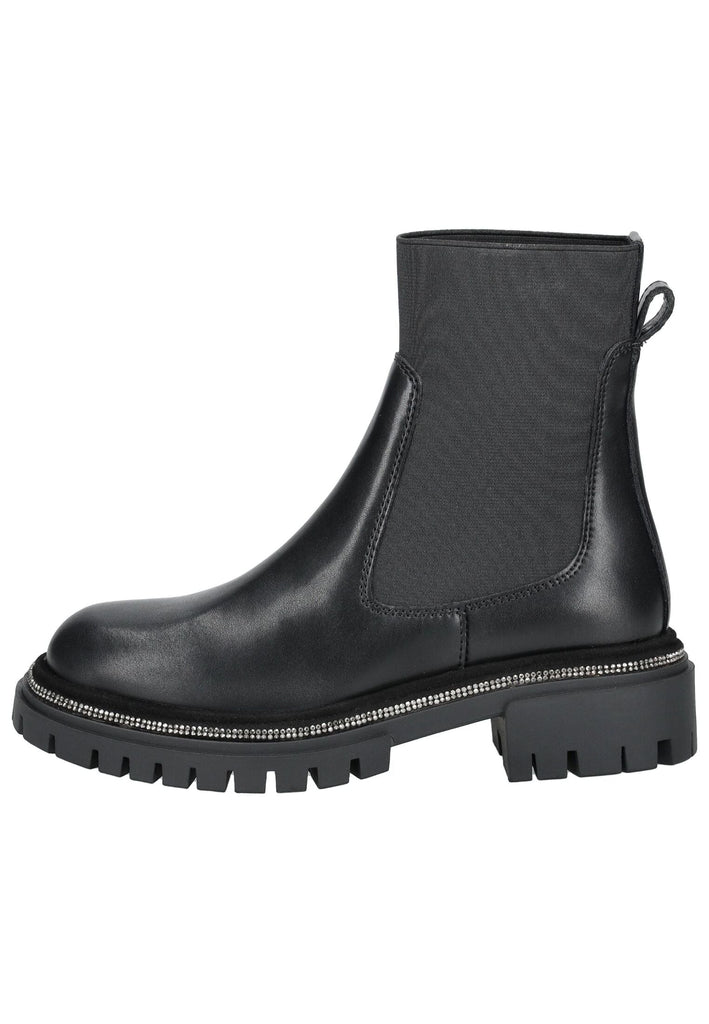 Stiefeletten Steve Madden Stiefelette Leder/Textil Schwarz