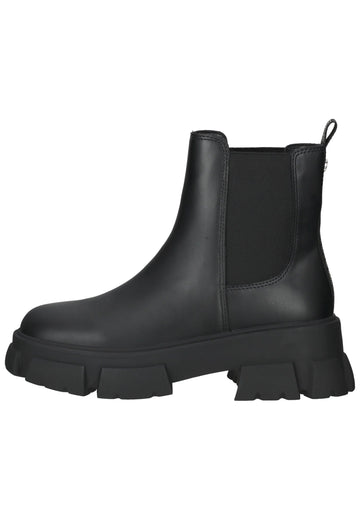 Stiefeletten Steve Madden Stiefelette Leder/Textil Schwarz
