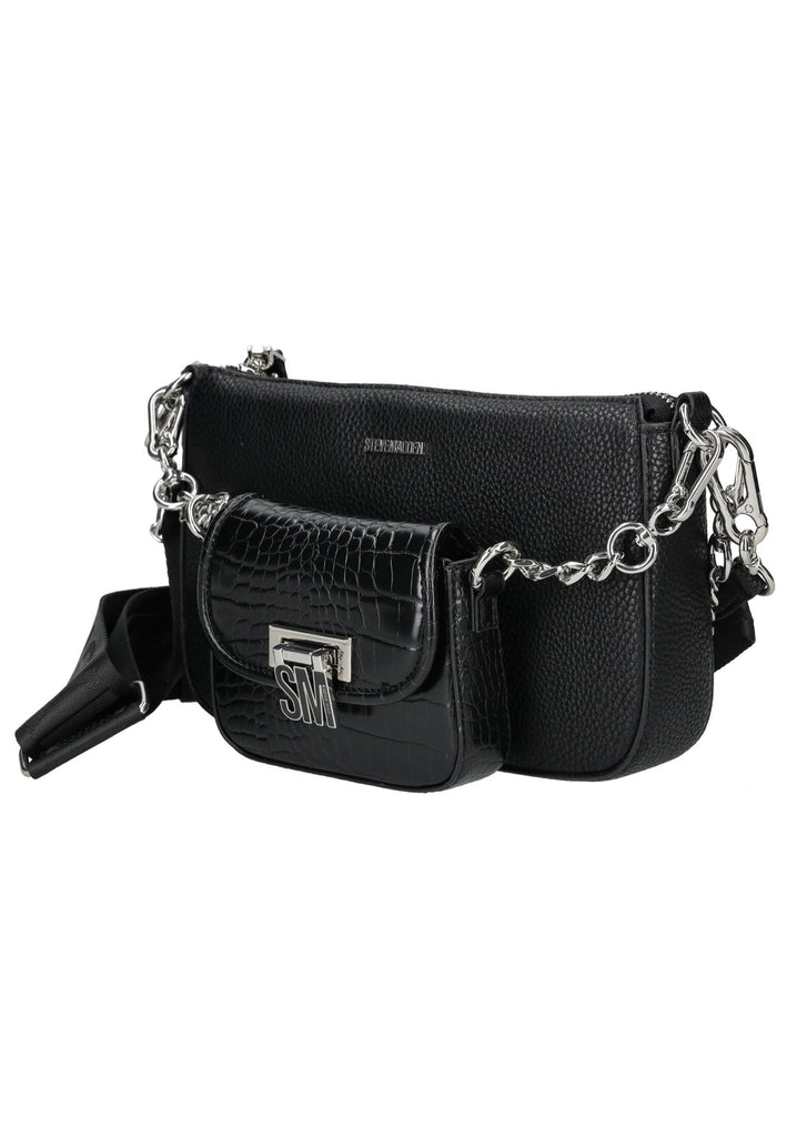 Steve Madden Taschen Lederimitat Schwarz/Silber