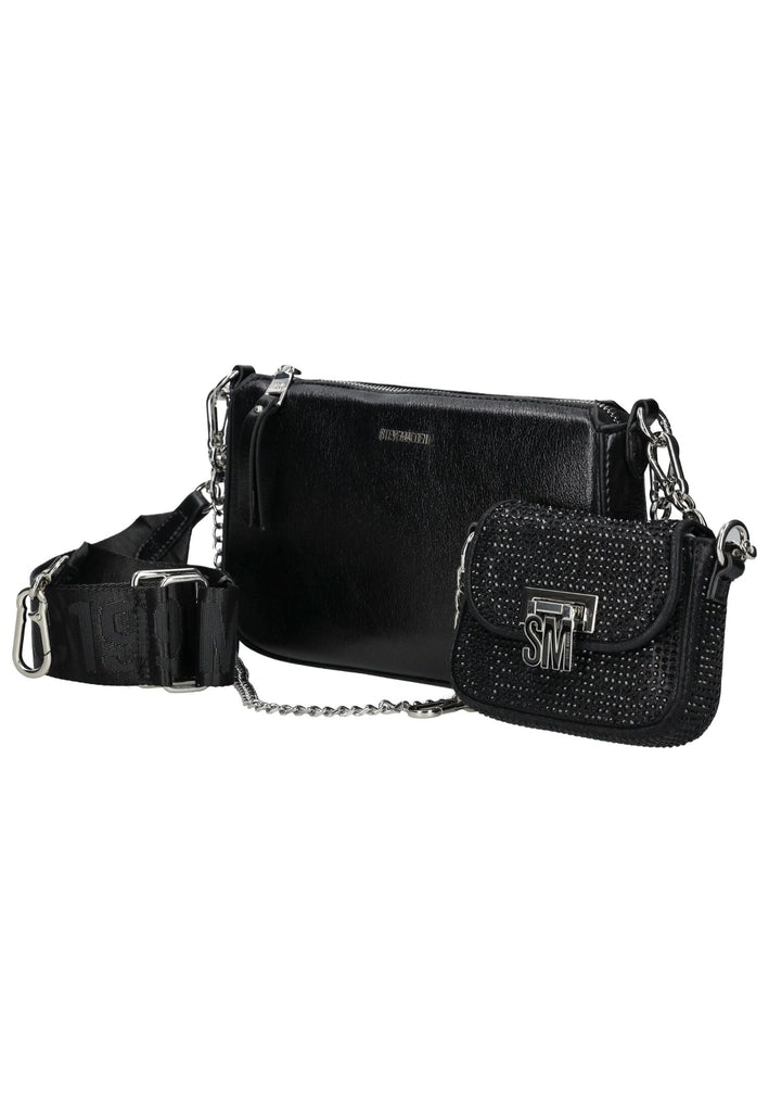 Steve Madden Taschen Lederimitat Schwarz/Silber