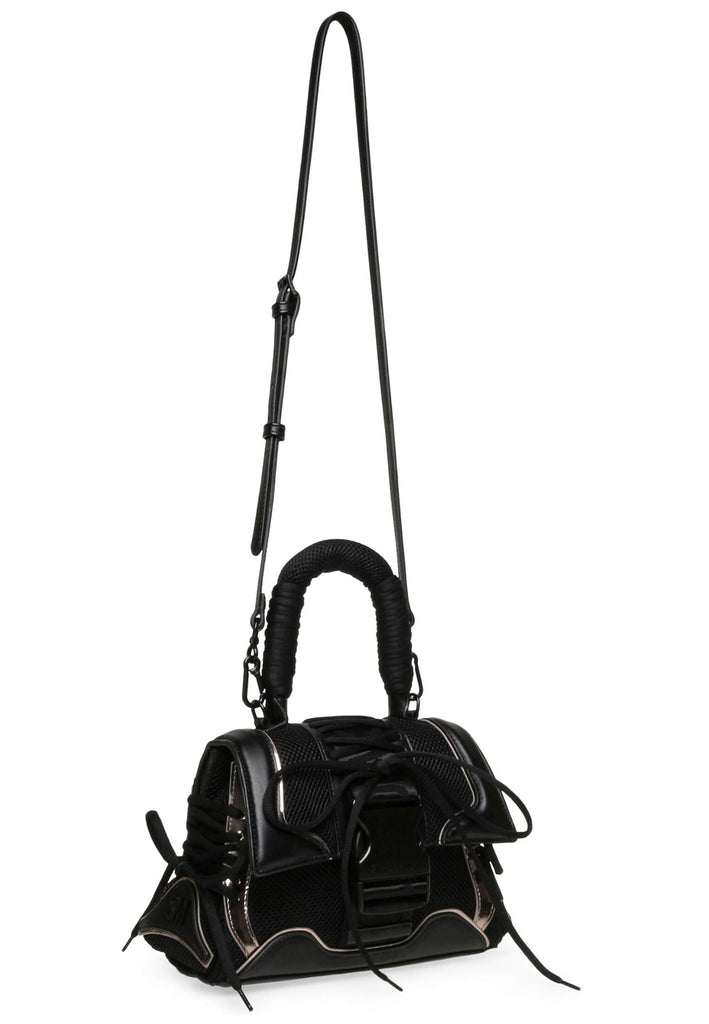 Steve Madden Taschen Lederimitat/Textil Schwarz/Silber