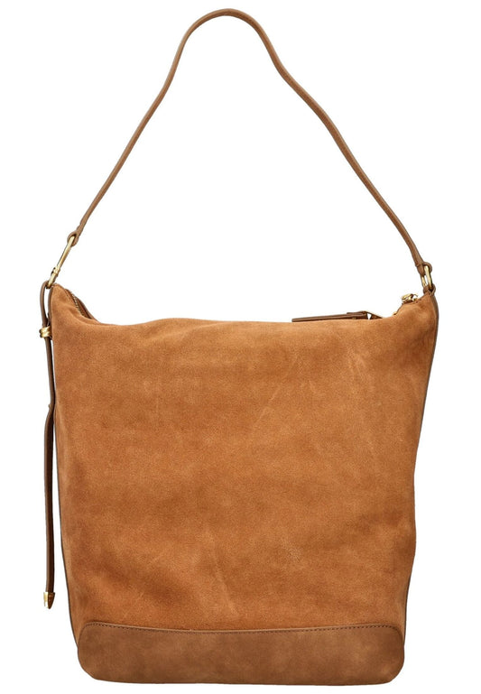 Steve Madden Taschen Veloursleder Cognac