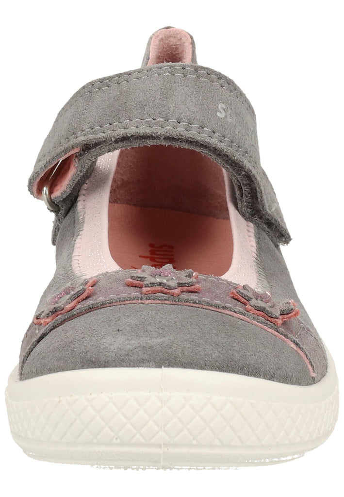 Superfit Ballerinas Veloursleder Hellgrau