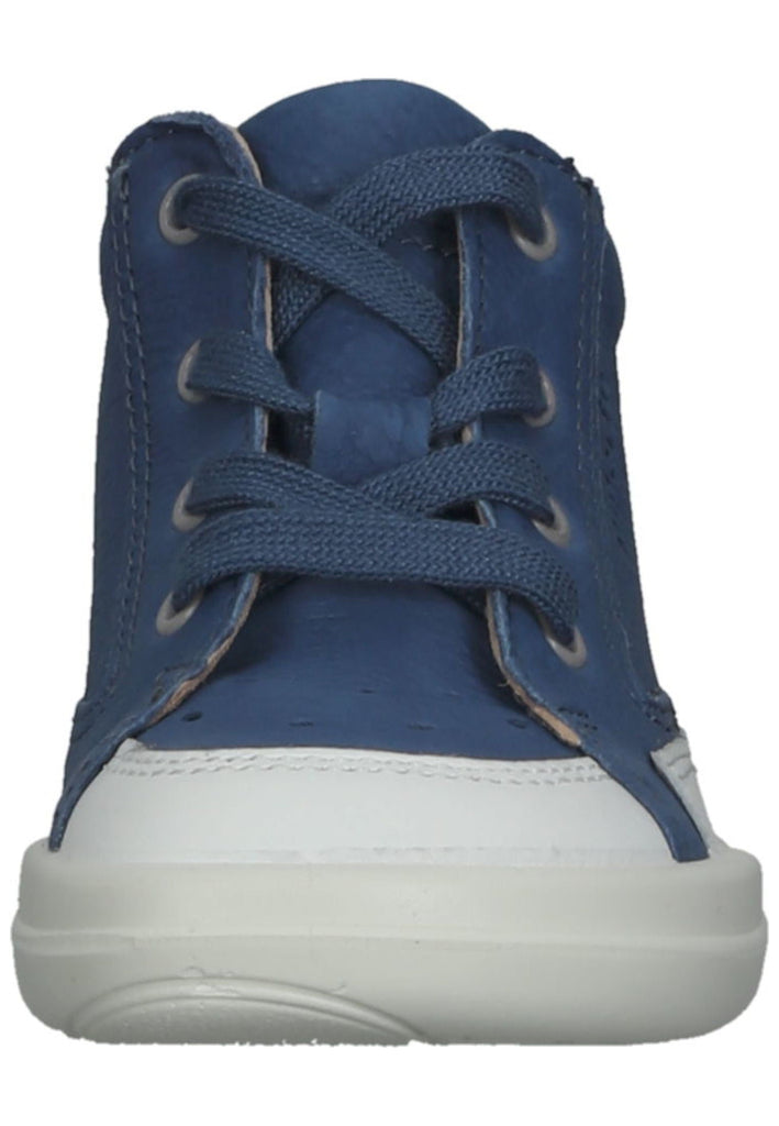 Superfit Halbschuhe Nappaleder Blau/Weiß