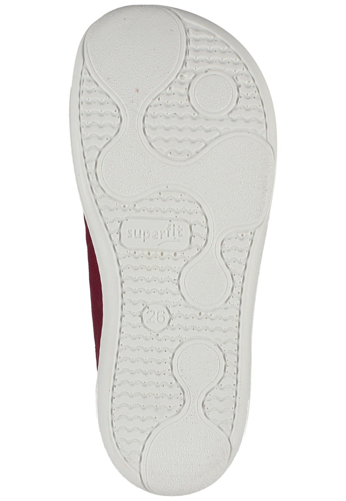 Superfit Halbschuhe Nappaleder Rot/Weiß